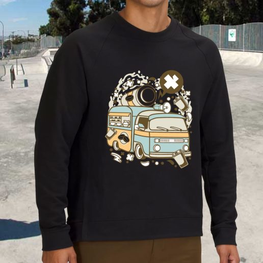 Streetwear Sweatshirt Coffee Van