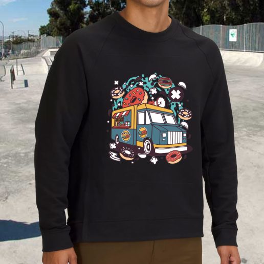 Streetwear Sweatshirt Donut Van