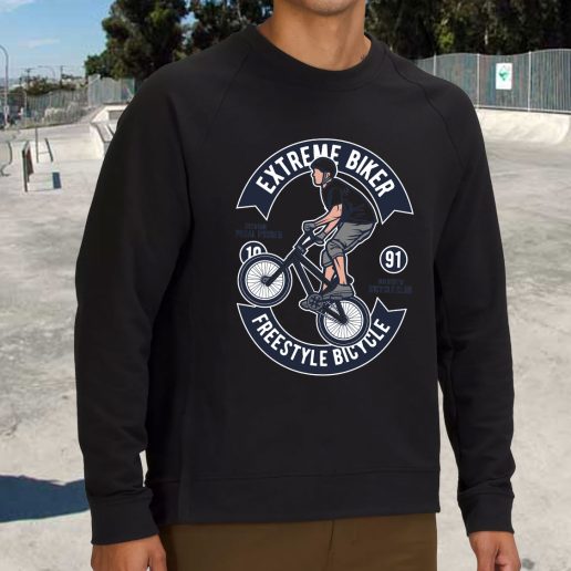 Streetwear Sweatshirt Extreme Bike