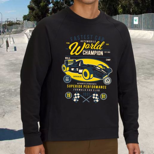 Streetwear Sweatshirt Fastest Car