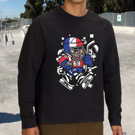 Streetwear Sweatshirt France Hockey Kid