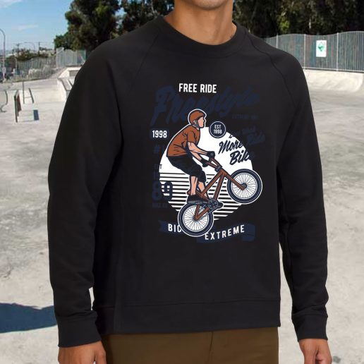 Streetwear Sweatshirt Freestycle Bike