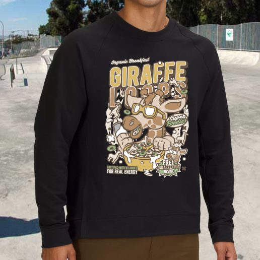 Streetwear Sweatshirt Girrafe Loops