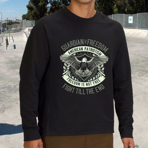 Streetwear Sweatshirt Guardian Of Freedom