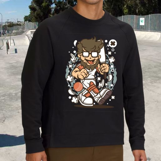 Streetwear Sweatshirt Hipster Cricket