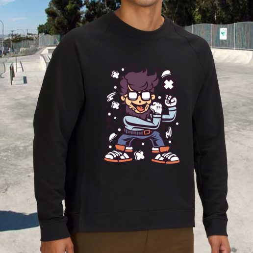 Streetwear Sweatshirt Hipster Fighter