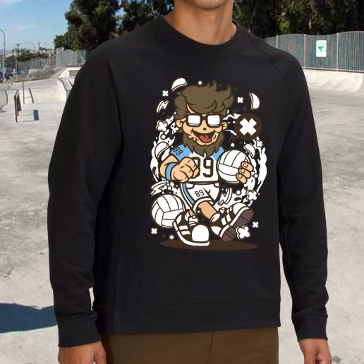 Streetwear Sweatshirt Hipster Volley Ball Player