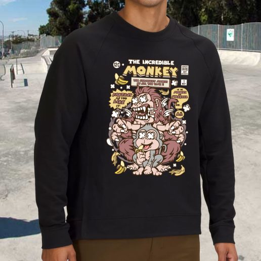 Streetwear Sweatshirt Incredible Monkey