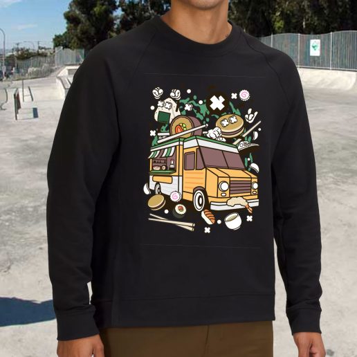 Streetwear Sweatshirt Japanese Food Van