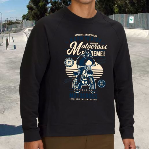 Streetwear Sweatshirt Motocross Extreme