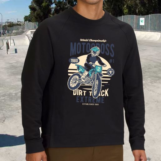 Streetwear Sweatshirt Motocross Extreme Dirt Track