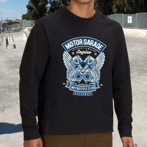 Streetwear Sweatshirt Motor Garage