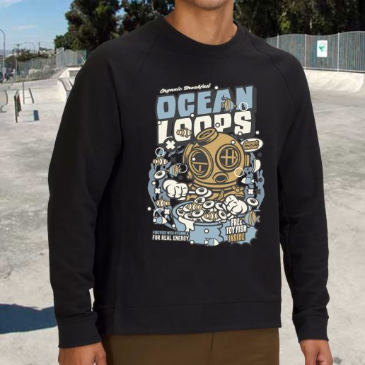 Streetwear Sweatshirt Ocean Loops