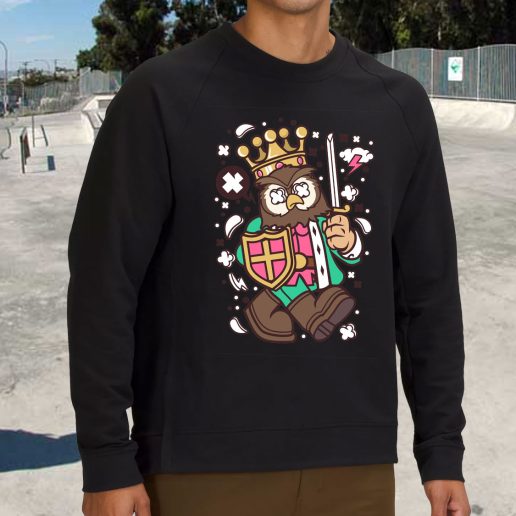 Streetwear Sweatshirt Owl King