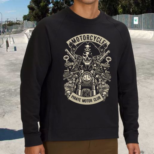 Streetwear Sweatshirt Pirate Motorcycle Club