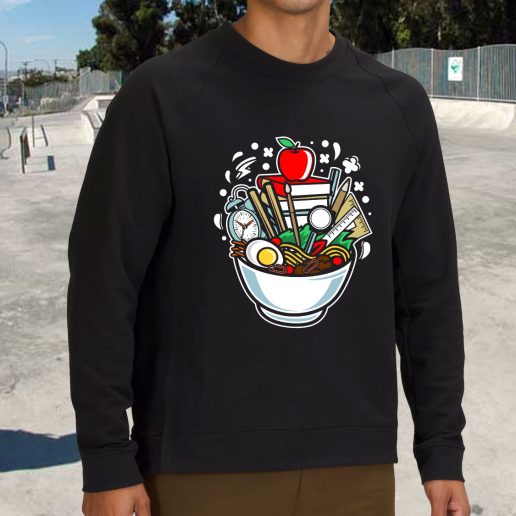 Streetwear Sweatshirt Ramen School