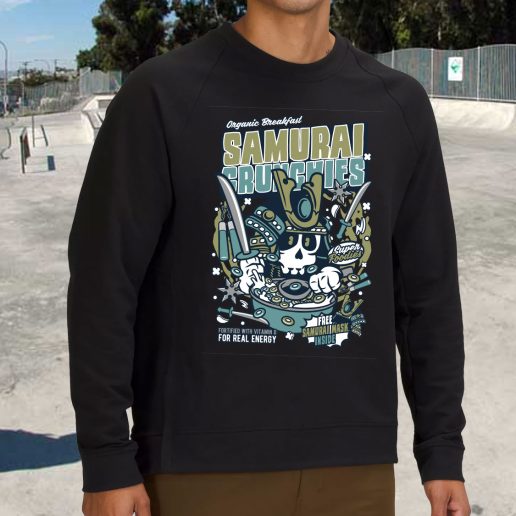 Streetwear Sweatshirt Samurai Crunches