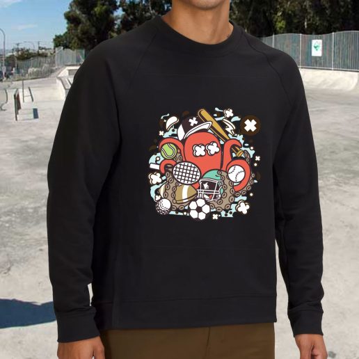 Streetwear Sweatshirt Sports Octopus