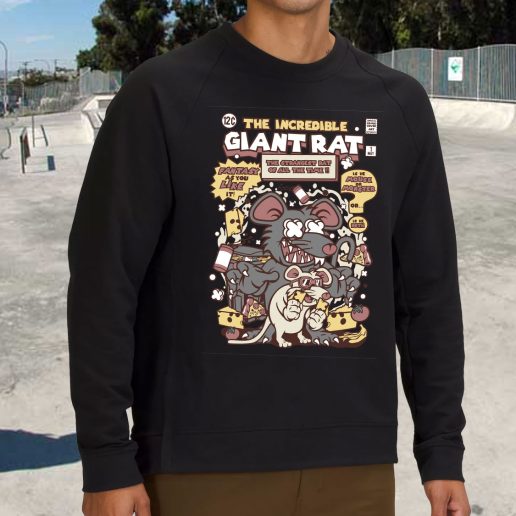 Streetwear Sweatshirt The Incredible Giant Rat