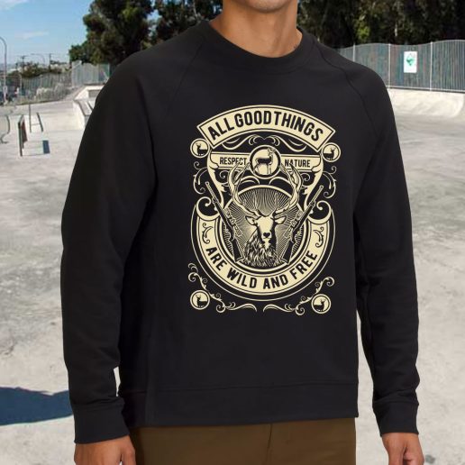 Streetwear Sweatshirt Wild And Free