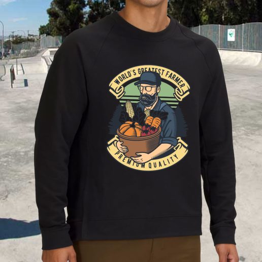 Streetwear Sweatshirt World Greatest Farmer