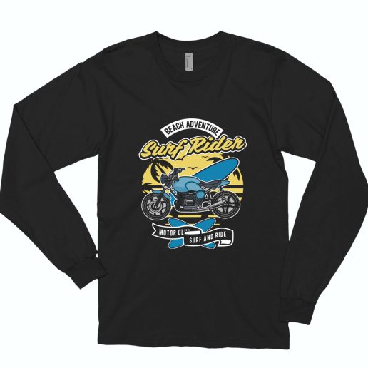 Surf Rider Funny Long Sleeve T shirt