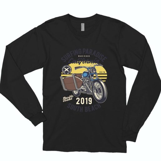 Surfboard Ride Funny Long Sleeve T shirt