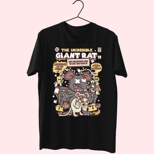 The Incredible Giant Rat Funny Graphic T Shirt