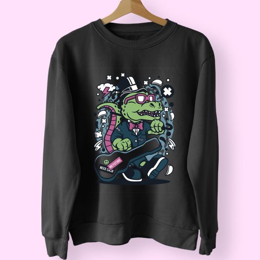 Trex Guitar Funny Graphic Sweatshirt