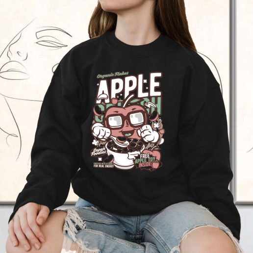 Vintage Sweatshirt Apple Crunch Fashion Trends