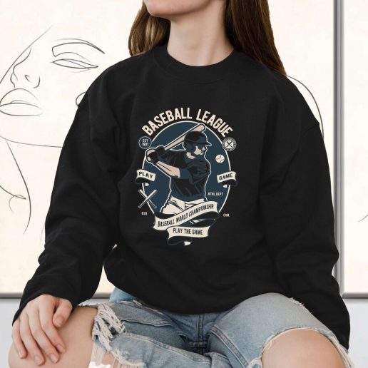 Vintage Sweatshirt Baseball League Fashion Trends