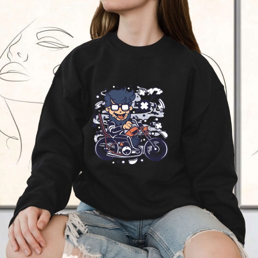 Vintage Sweatshirt Chopper Hipster Fashion Trends