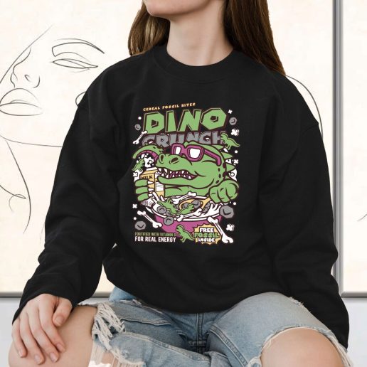 Vintage Sweatshirt Dino Crunch Fashion Trends