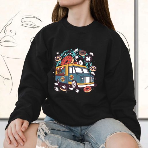 Vintage Sweatshirt Donut Van Fashion Trends