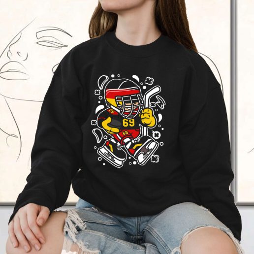 Vintage Sweatshirt Germany Hockey Kid Fashion Trends