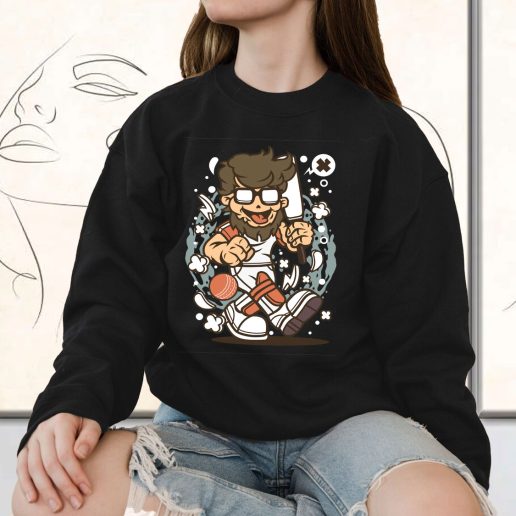 Vintage Sweatshirt Hipster Cricket Fashion Trends