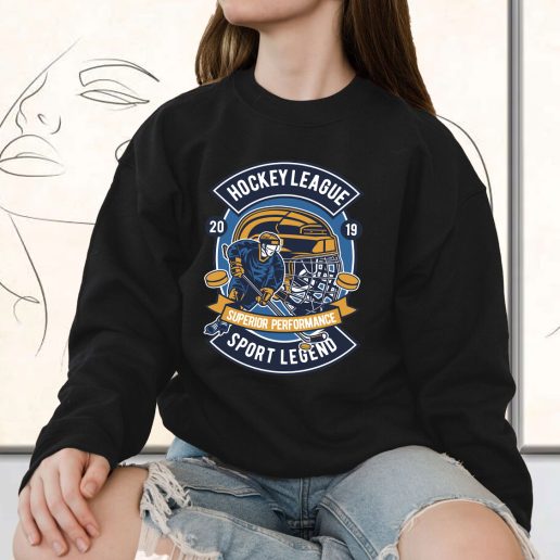 Vintage Sweatshirt Hockey League Fashion Trends