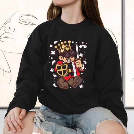 Vintage Sweatshirt King Kid Fashion Trends