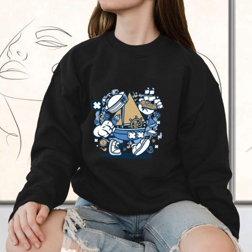 Vintage Sweatshirt Little Sailor Fashion Trends