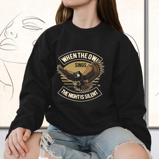 Vintage Sweatshirt Owl Fashion Trends