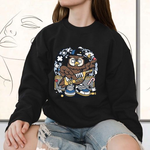 Vintage Sweatshirt Owl Pop Star Fashion Trends