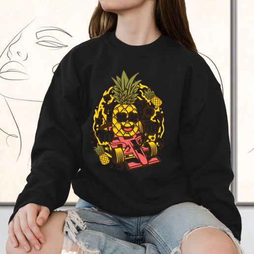 Vintage Sweatshirt Pineapple Formula Racer Fashion Trends