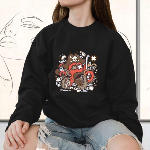 Vintage Sweatshirt Pirate Octopus Fashion Trends