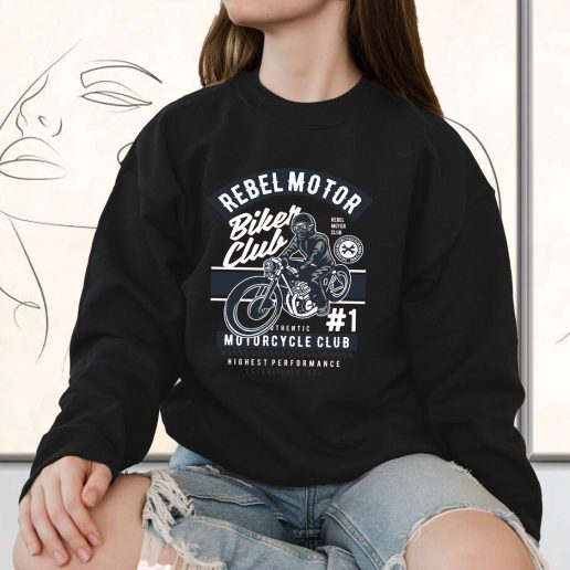 Vintage Sweatshirt Rebel Motor Club Fashion Trends