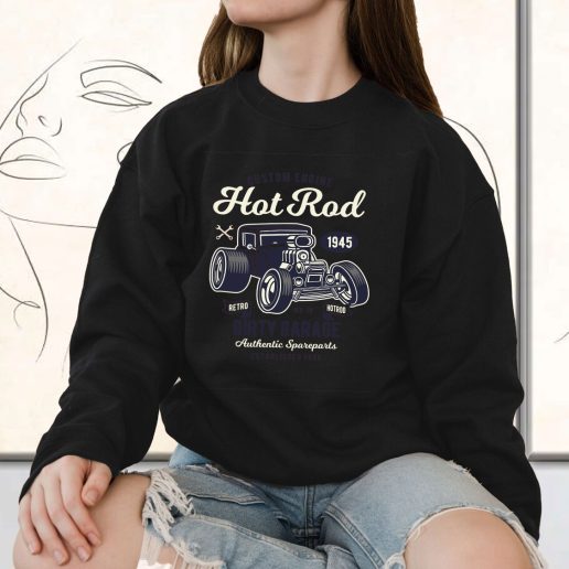 Vintage Sweatshirt Retro Hotrod Fashion Trends