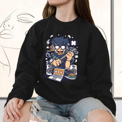 Vintage Sweatshirt Street Hipster Fashion Trends