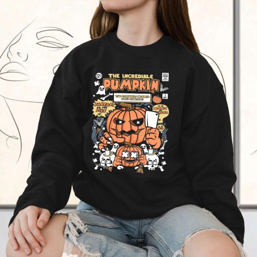 Vintage Sweatshirt The Incredible Pumpkin Fashion Trends