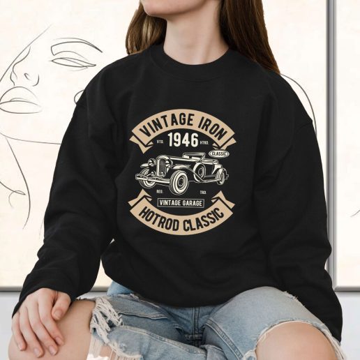 Vintage Sweatshirt Vintage Iron Classic Fashion Trends