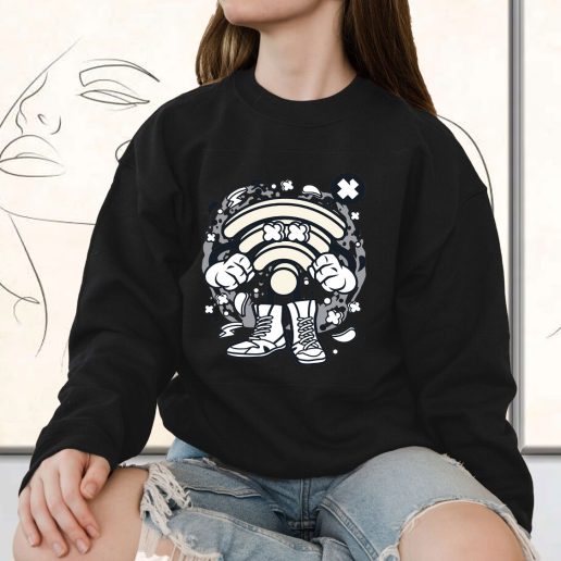 Vintage Sweatshirt Wifi Fashion Trends