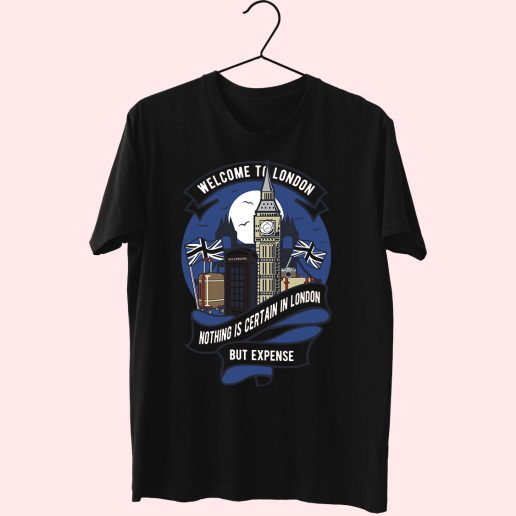 Welcome To London Funny Graphic T Shirt